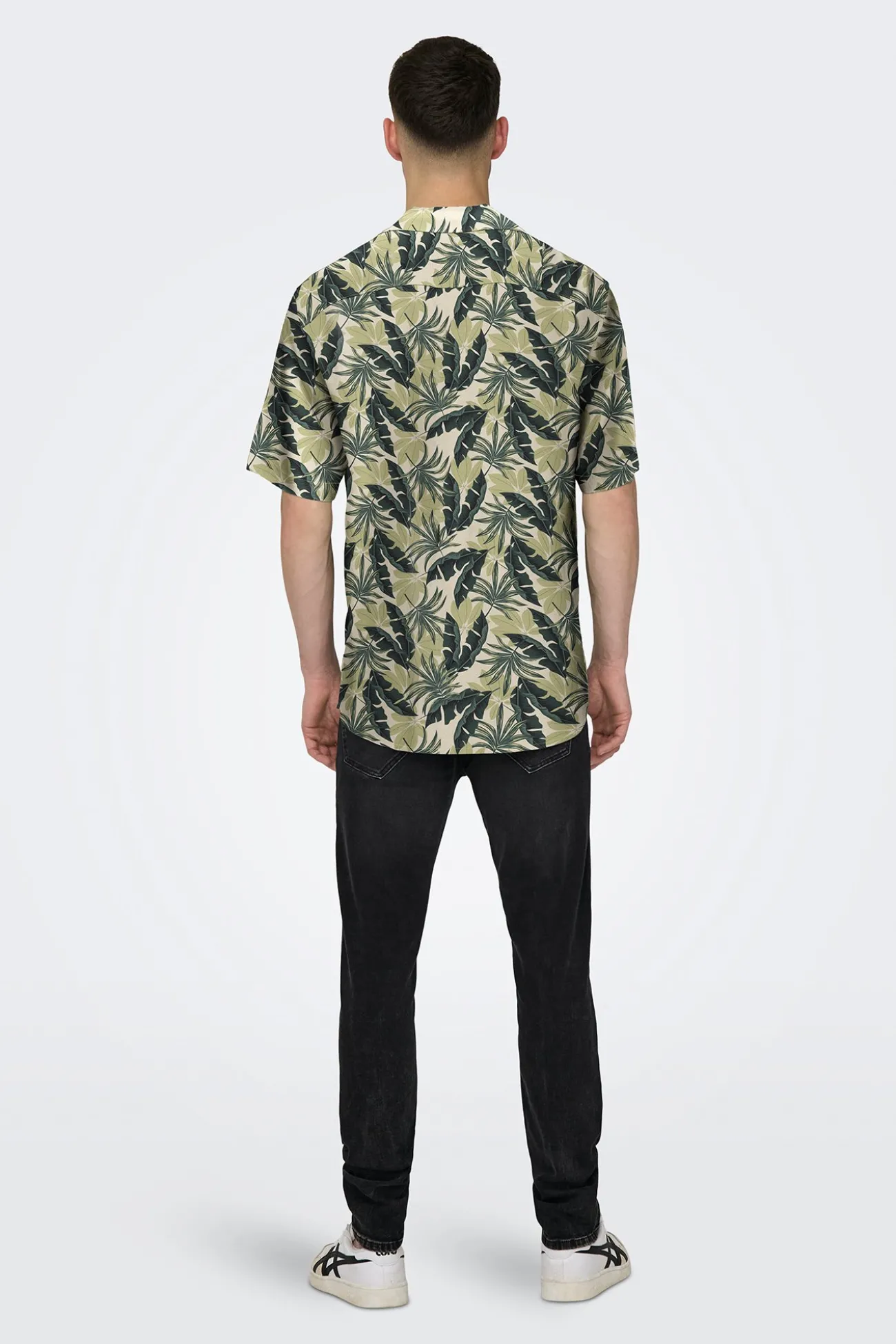 Camisa manga corta estampada