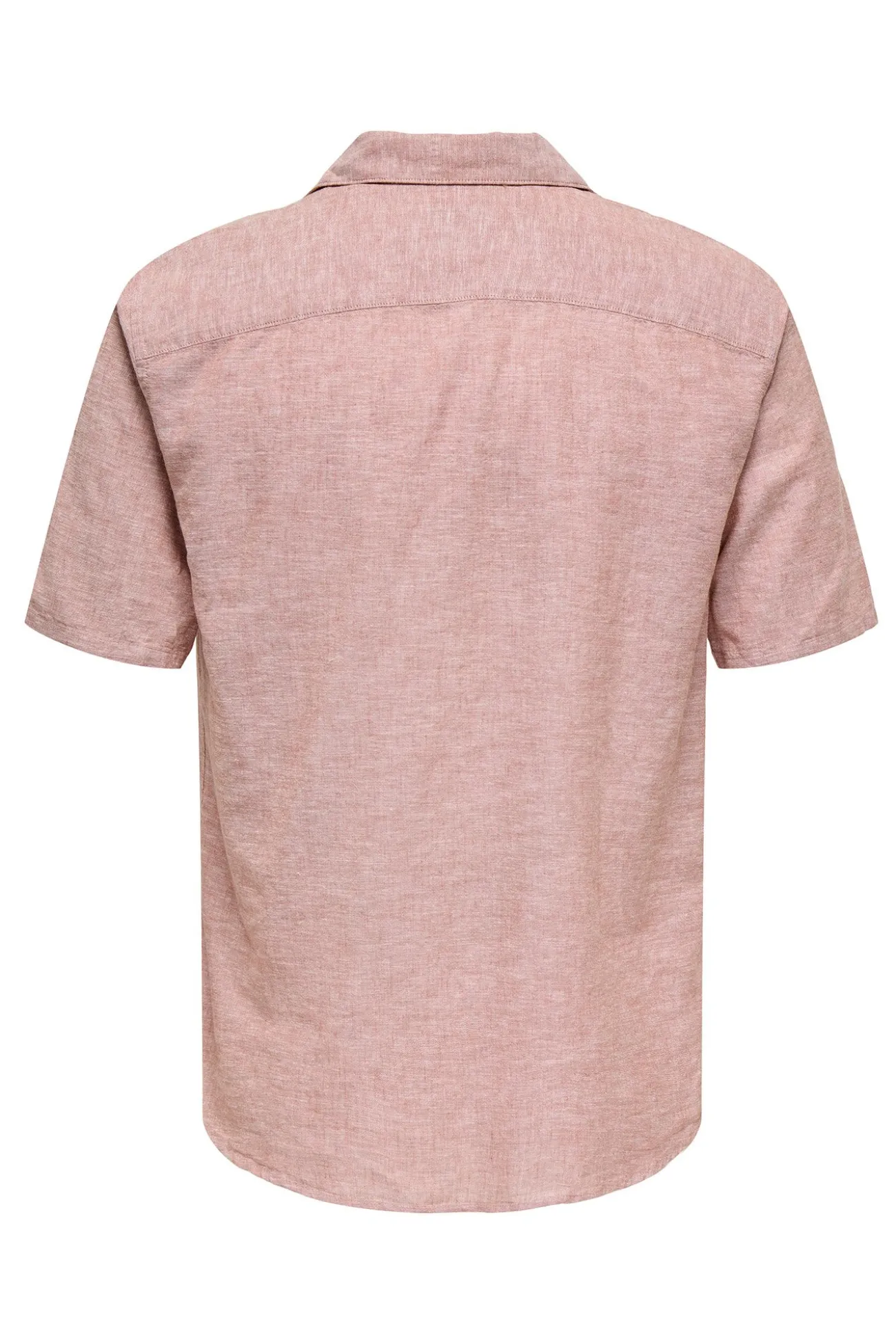 Camisa manga corta lino
