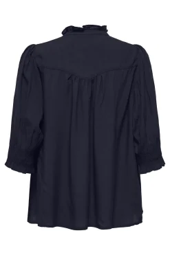 Camisa manga el&aacute;stica talla grande