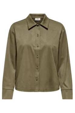 Camisa manga larga antelina
