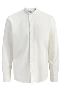 Camisa manga larga con lino