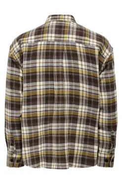 Camisa manga larga cuadros