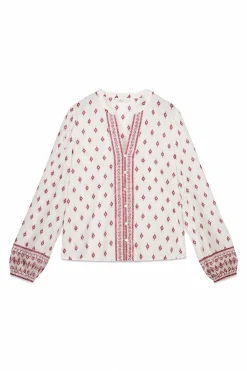 Camisa manga larga estampada