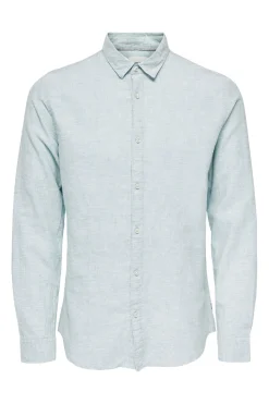 Camisa manga larga lino