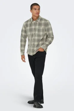 Camisa manga larga pana