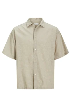Camisa oversize manga corta