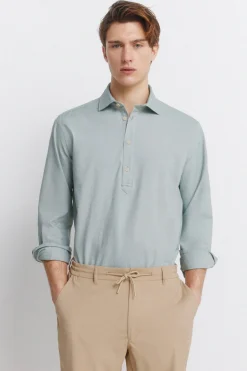 Camisa polera oxford ligero