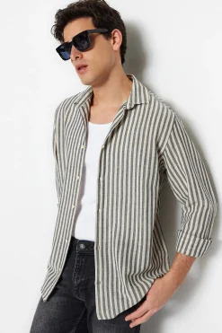 Camisa rayas de manga larga