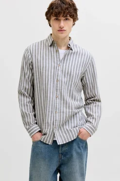 Camisa regular fit lino