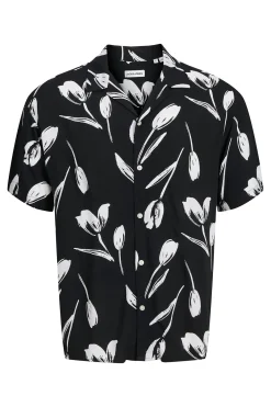 Camisa relaxed fit manga corta