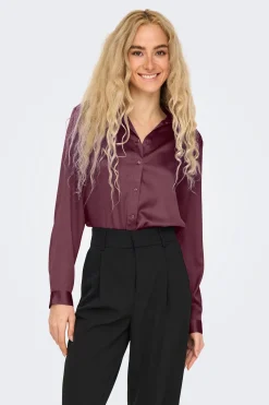 Camisa satinada