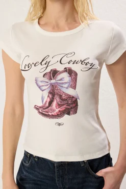 Camiseta ajustada manga corta