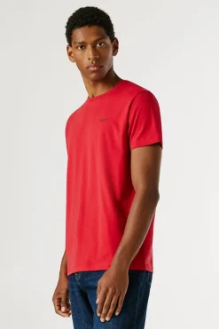 Camiseta b&aacute;sica manga corta logo