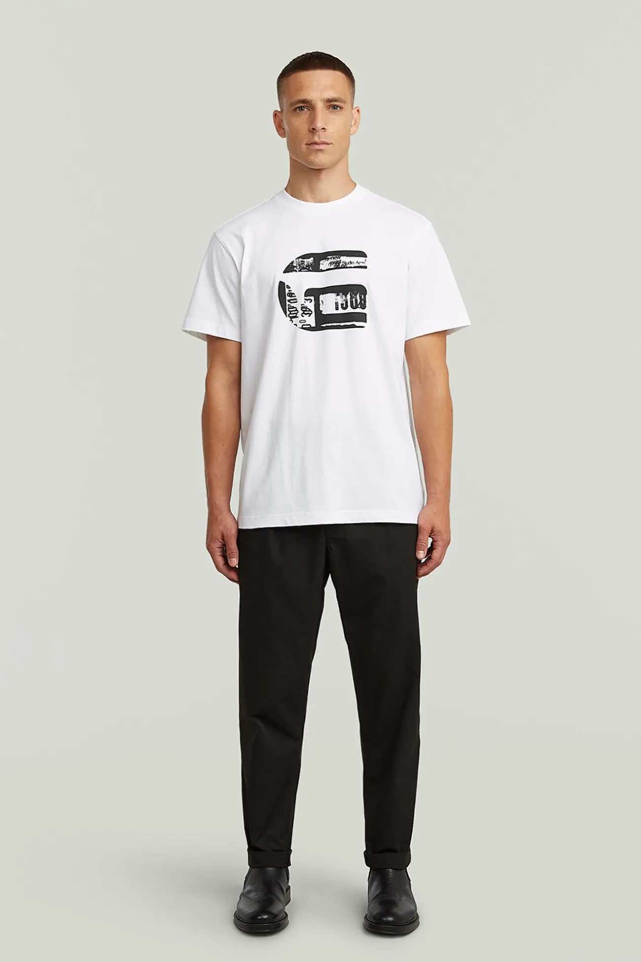 Camiseta de manga corta con logo