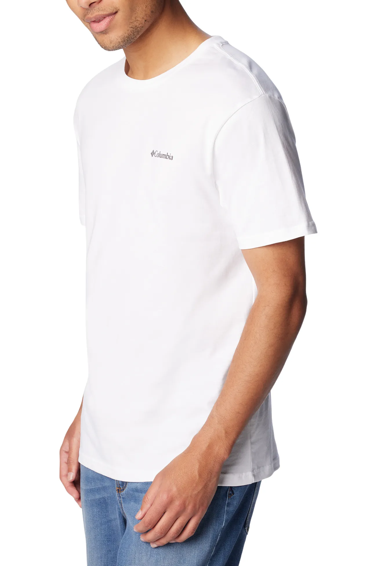 Camiseta de manga corta de algod&oacute;n org&aacute;nico Basic Logo&trade; de Columbia para hombre