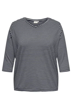Camiseta de rayas talla grande