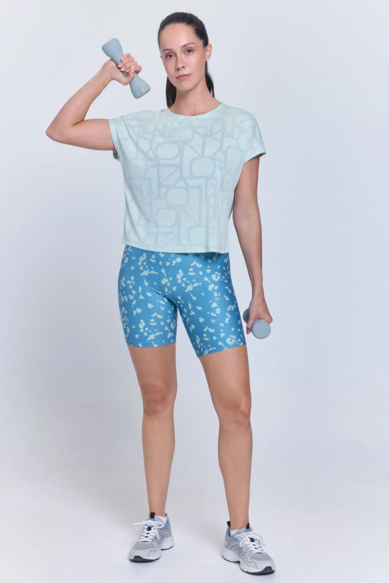Camiseta deportiva mesh manca corta