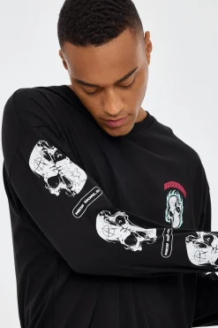 Camiseta Estampado Calavera