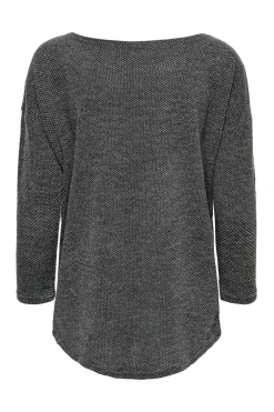 Camiseta manga 3/4 cuello redondo
