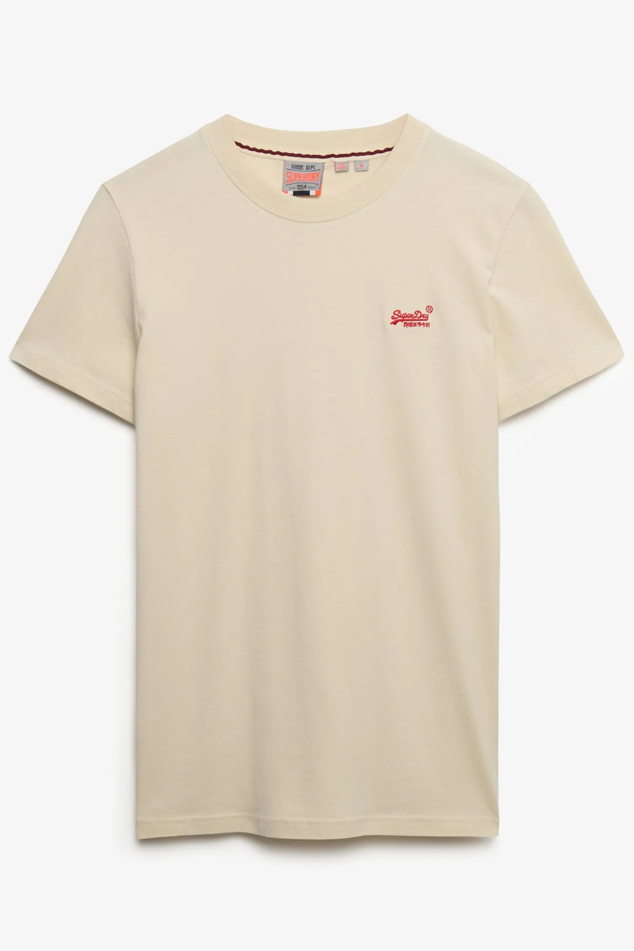 Camiseta manga corta b&aacute;sica con logotipo peque&ntilde;o