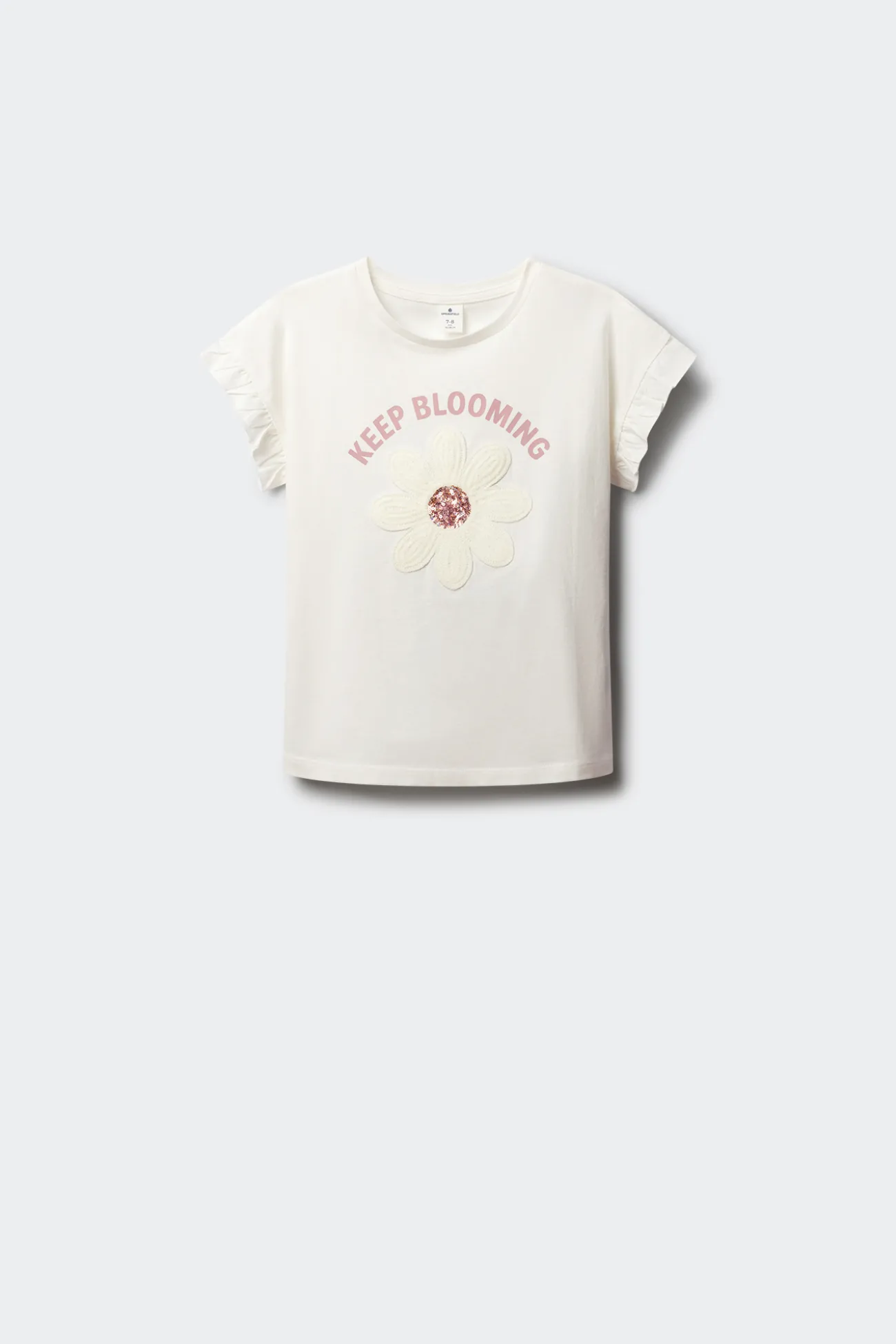 Camiseta manga corta blooming ni&ntilde;a
