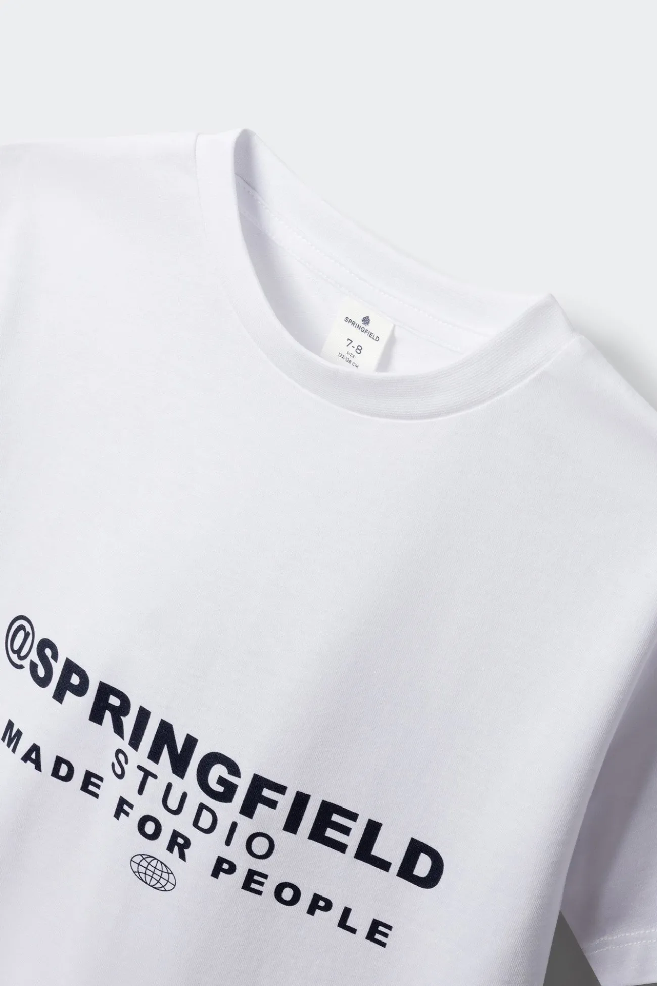 Camiseta manga corta boxy ni&ntilde;o