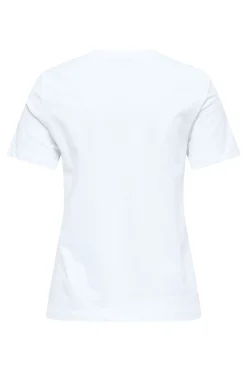 Camiseta manga corta con bordados
