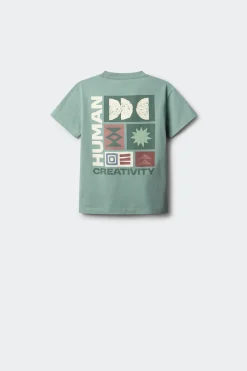 Camiseta manga corta creativity ni&ntilde;o