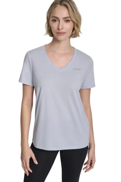 Camiseta manga corta cuello pico