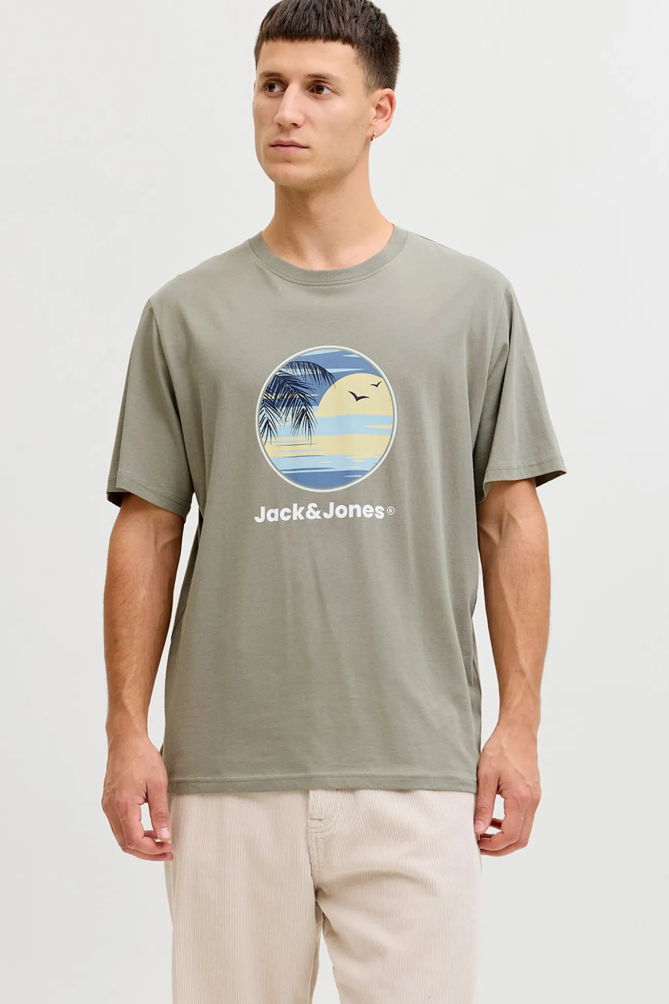 Camiseta manga corta de algod&oacute;n