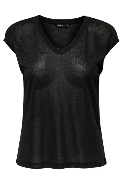Camiseta manga corta de lurex