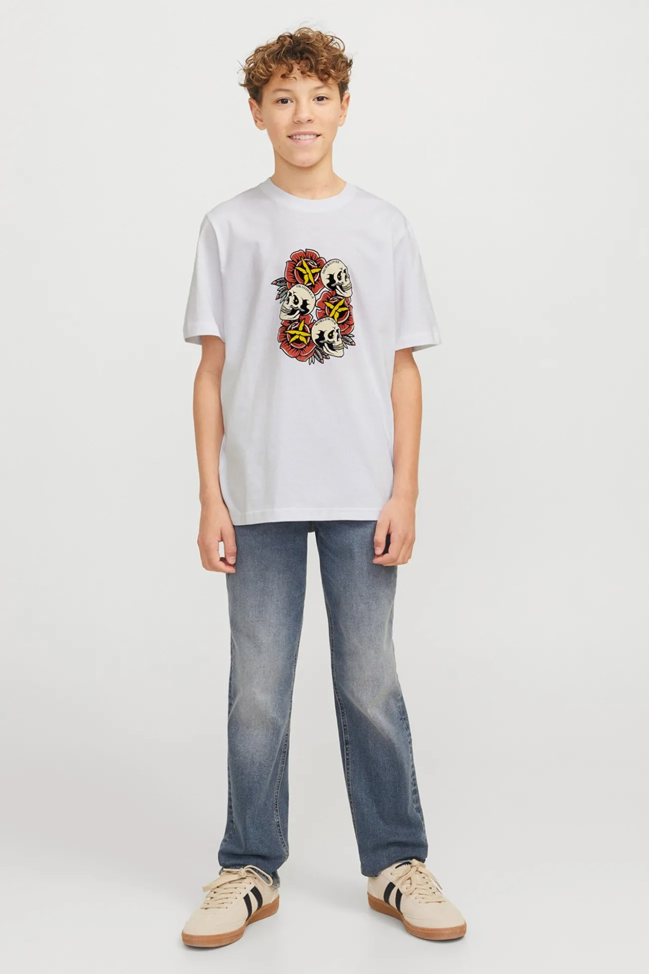 Camiseta manga corta estampada