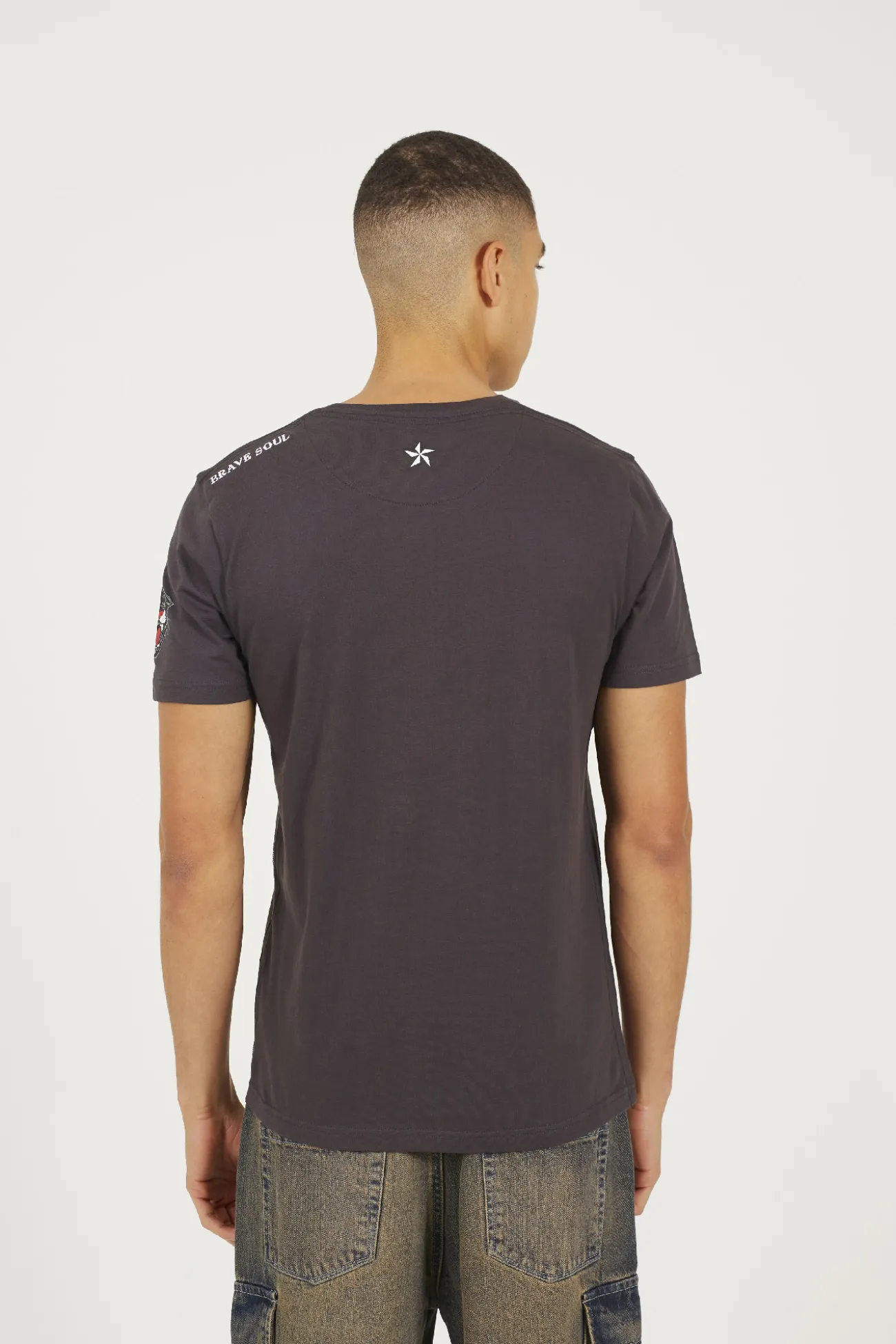 Camiseta manga corta estampada
