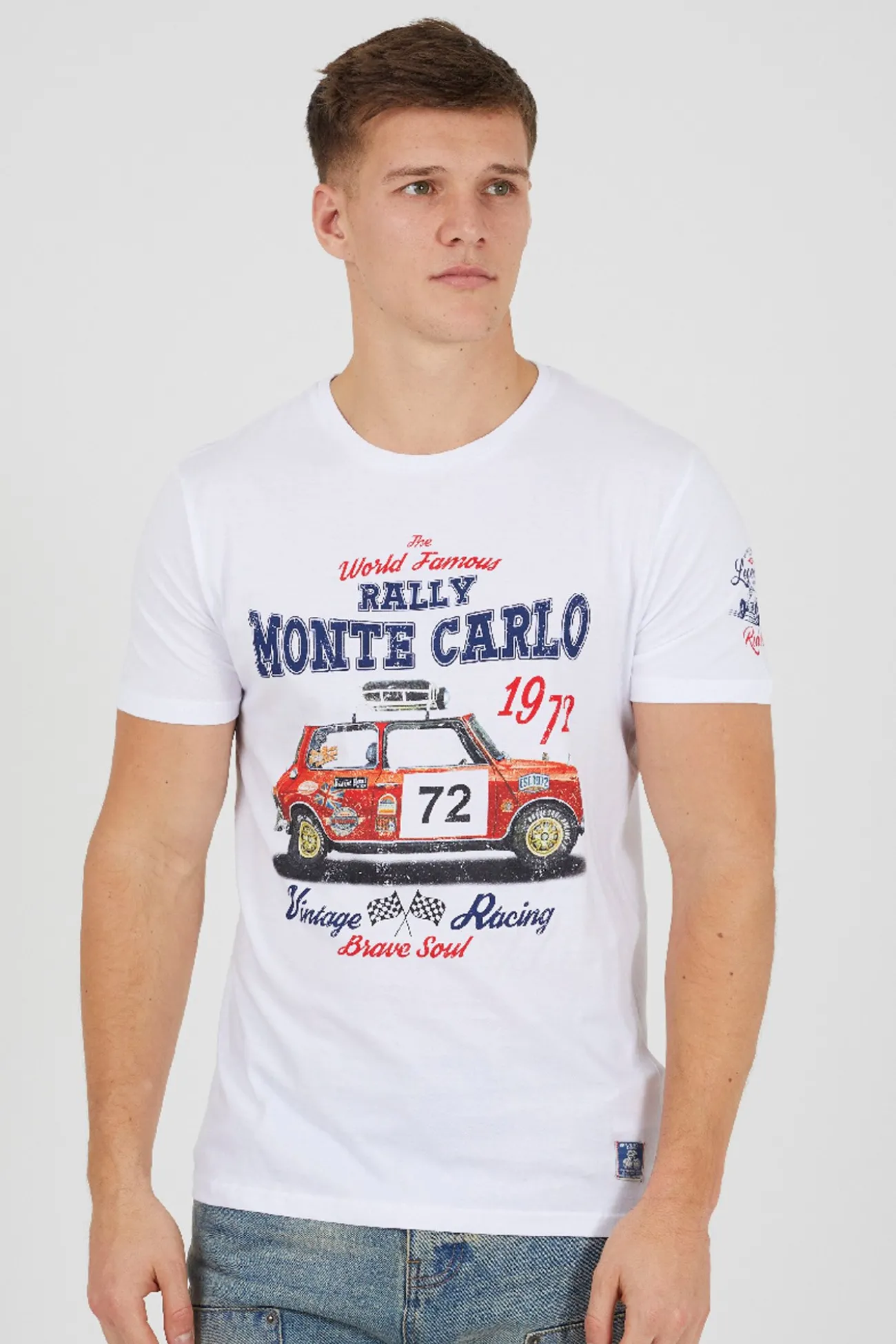 Camiseta manga corta estampada