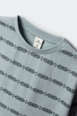 Camiseta manga corta etnica ni&ntilde;o