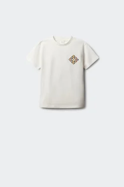 Camiseta manga corta etnica niño