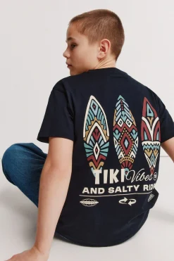 Camiseta manga corta tiki niño