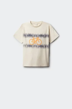 Camiseta manga corta tye dye niño