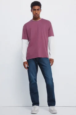 Camiseta manga larga doble