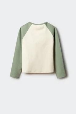 Camiseta manga larga rib ni&ntilde;a