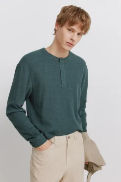 Camiseta manga larga tapeta cuadrill&eacute;