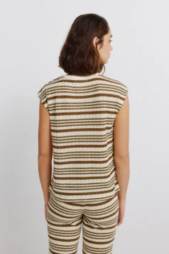 Camiseta punto rayas