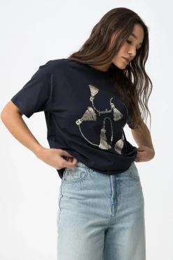 Camiseta relaxed nudos