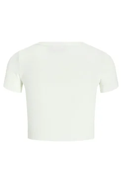 Camiseta rib b&aacute;sica