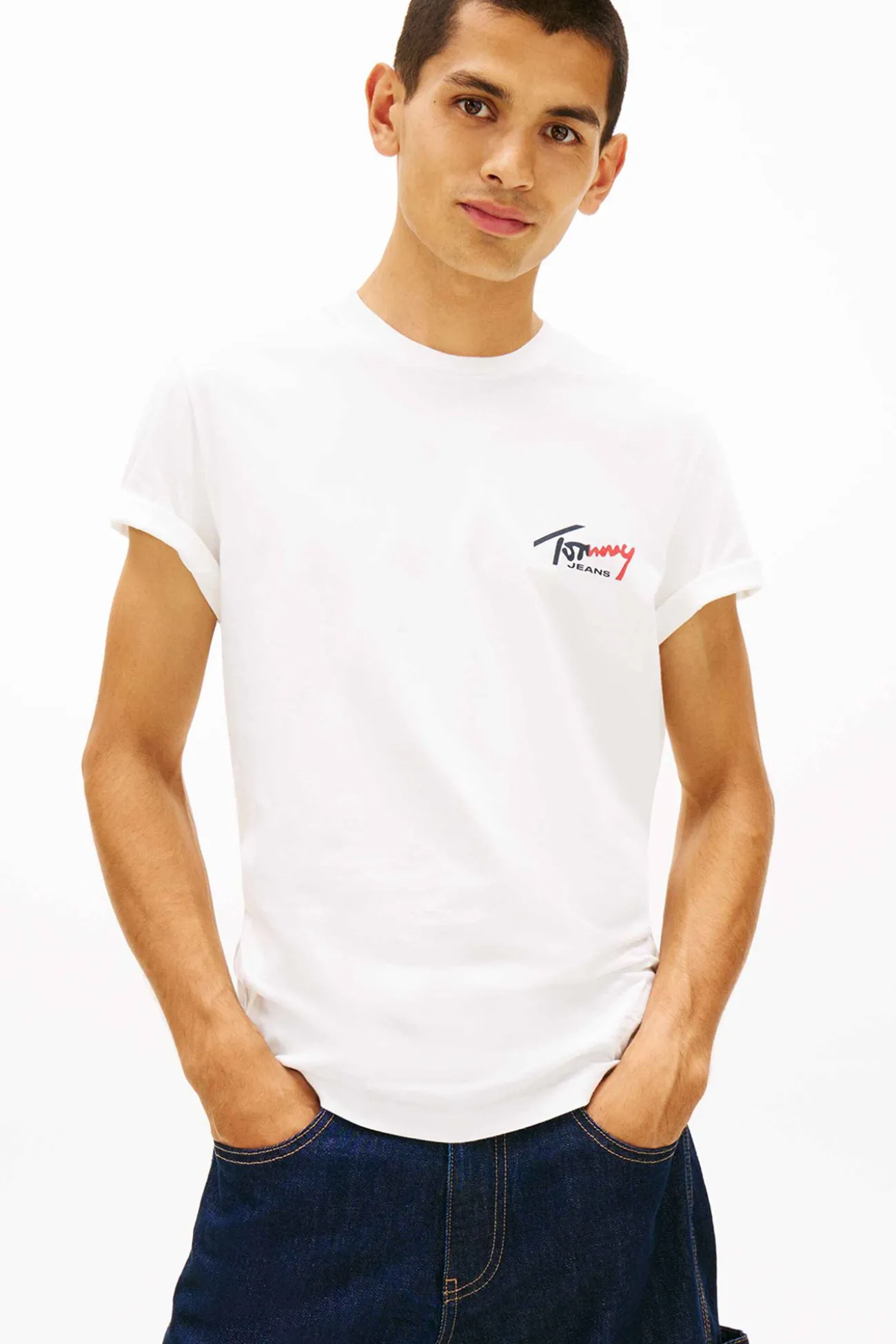 Camiseta slim manga corta