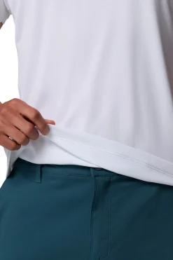 Camiseta t&eacute;cnica de manga corta y cuello redondo