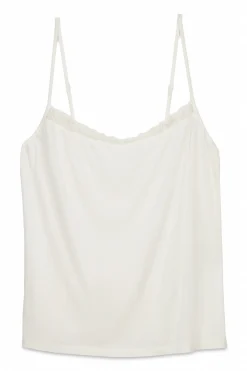Camiseta tirantes punto s&uacute;per suave blanca
