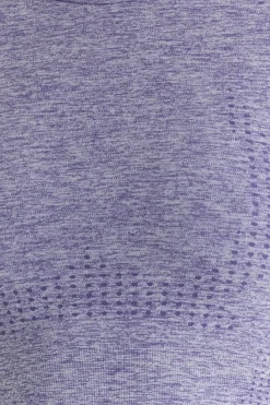 Camiseta top deportiva jaspeada