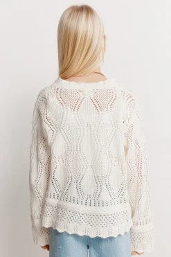 Cardigan calados ni&ntilde;a