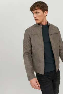 Cazadora biker efecto ante